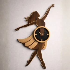 Female Wall Hanging Clock